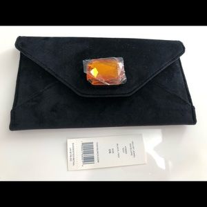 Tory Burch. Velvet Jewel Envelope Clutch